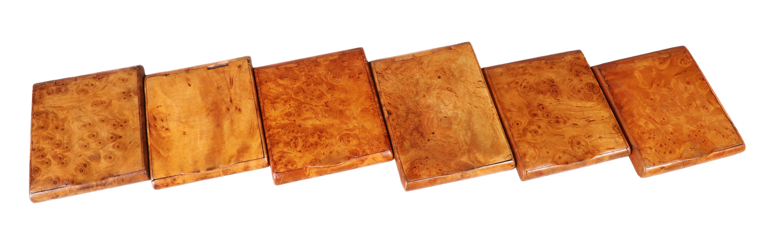 (6) Russian Karelian birch wood