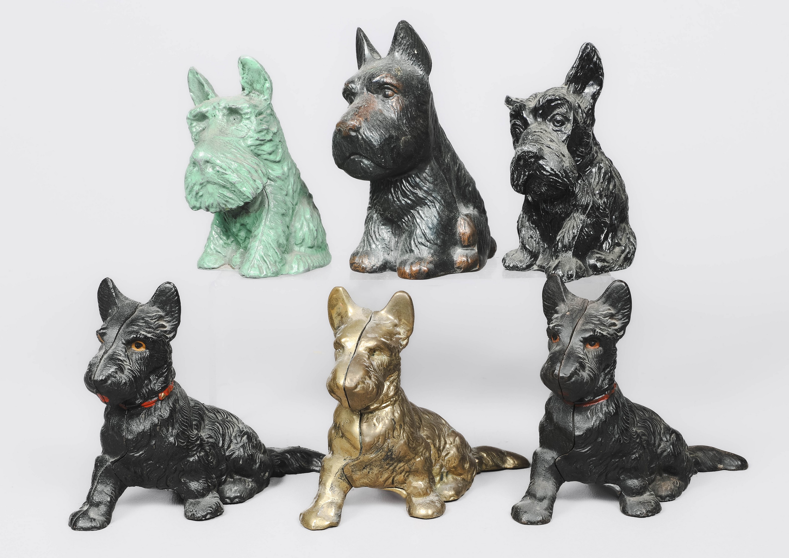 (6) Scottish Terrier (Scotty) dog