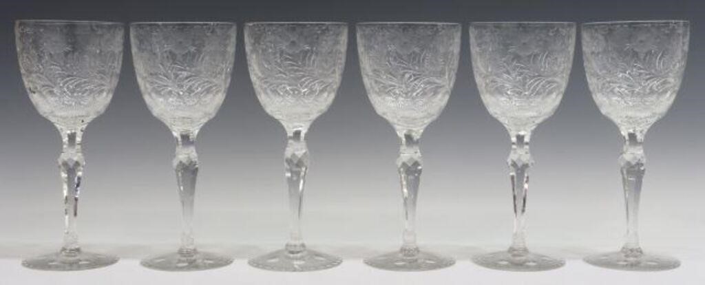 (6) SENECA 'BERKELEY' CUT CRYSTAL
