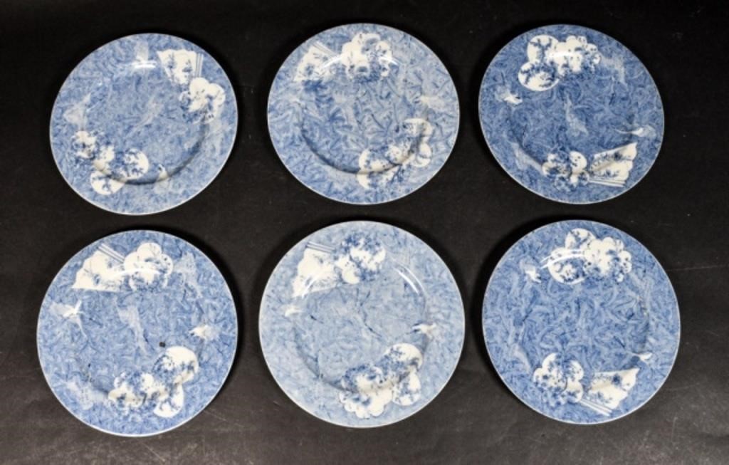 6 SETO SOMETSUKE PORCELAIN CRANE