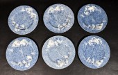 6 SETO SOMETSUKE PORCELAIN CRA
