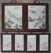 (6) SIGNED CHINESE ENAMEL DECO