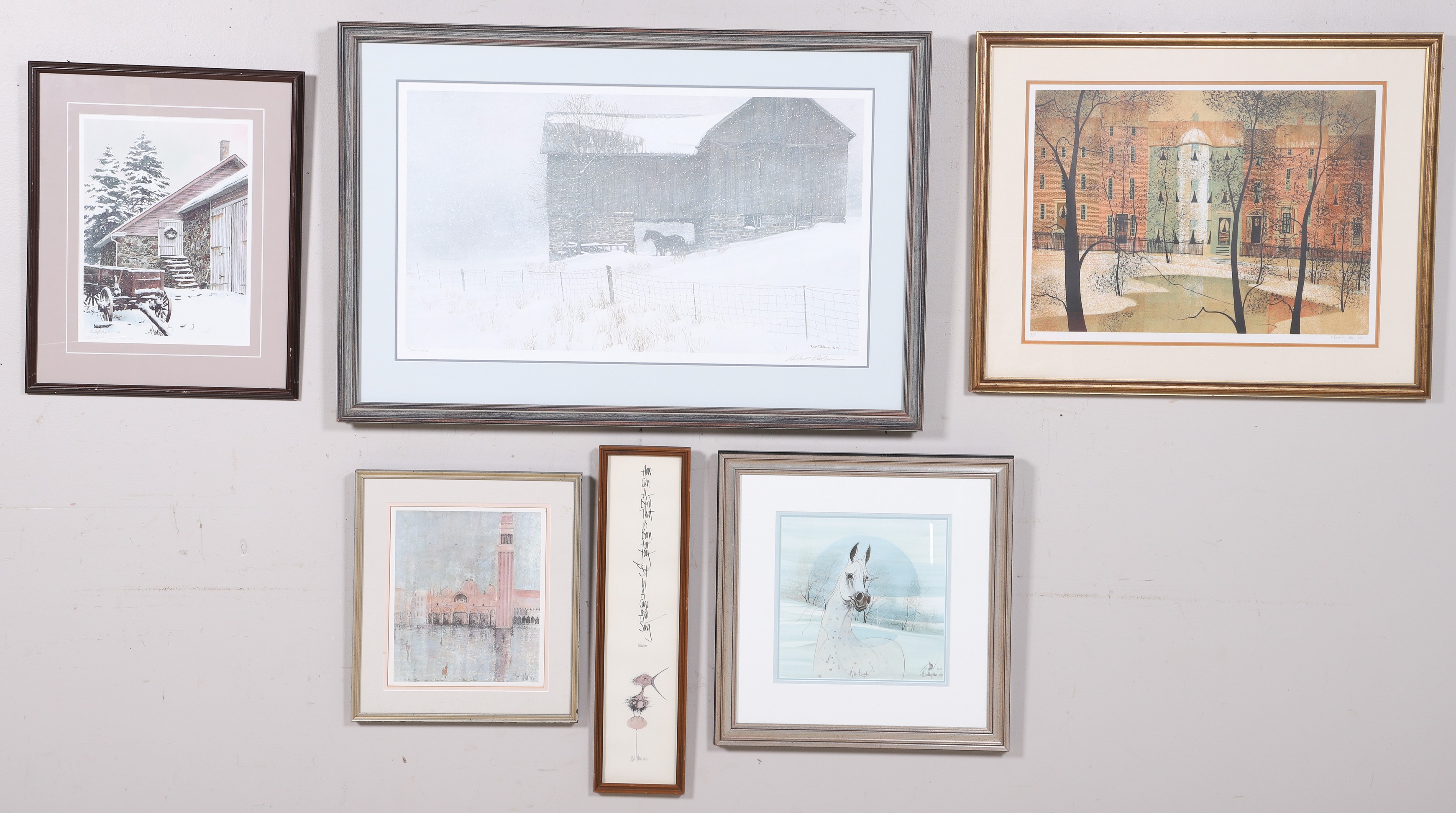 6 Signed Prints by Local Artists,