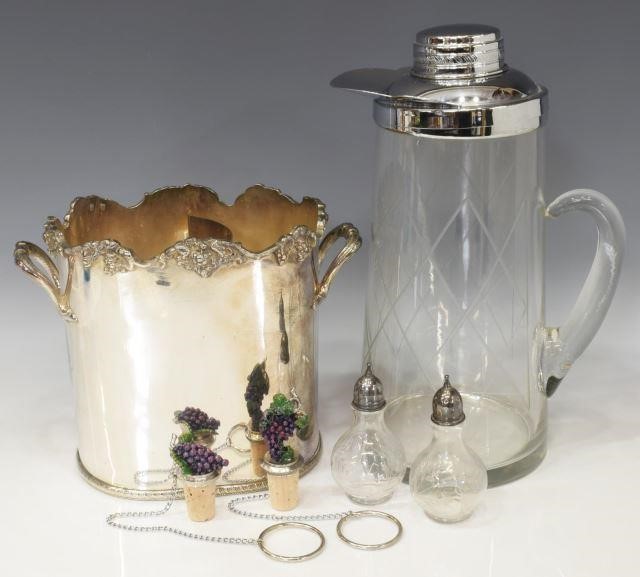 (6) SILVER PLATE, STERLING &