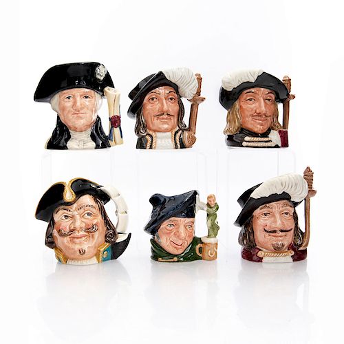 6 SM ROYAL DOULTON CHARACTER