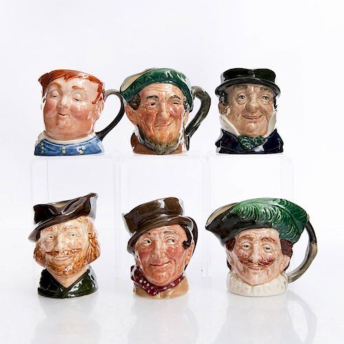 6 SM ROYAL DOULTON CHARACTER