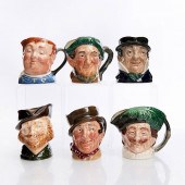 6 SM ROYAL DOULTON CHARACTER J