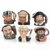 6 SM ROYAL DOULTON CHARACTER J