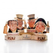 6 SMALL DOULTON PICKWICK COLLE