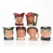 6 SMALL ROYAL DOULTON CHARACTE