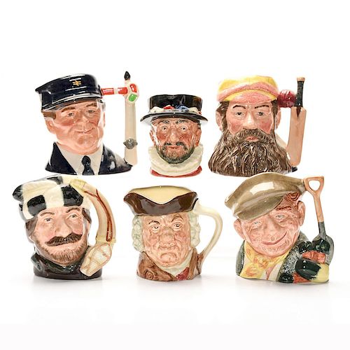 6 SMALL ROYAL DOULTON CHARACTER