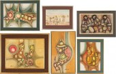 6 SOUTH AFRICAN ABSTRACT PAINT