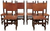 (6) SPANISH BAROQUE STYLE LEAT