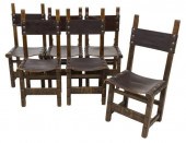 (6) SPANISH TOLEDO WALNUT & LE