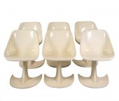 6 STAR TREK FIBERGLASS CHAIRS