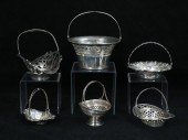 6 STERLING BASKETS GORHAM, REE