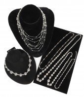 (6) Sterling necklaces to incl