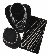 (6) Sterling necklaces to incl