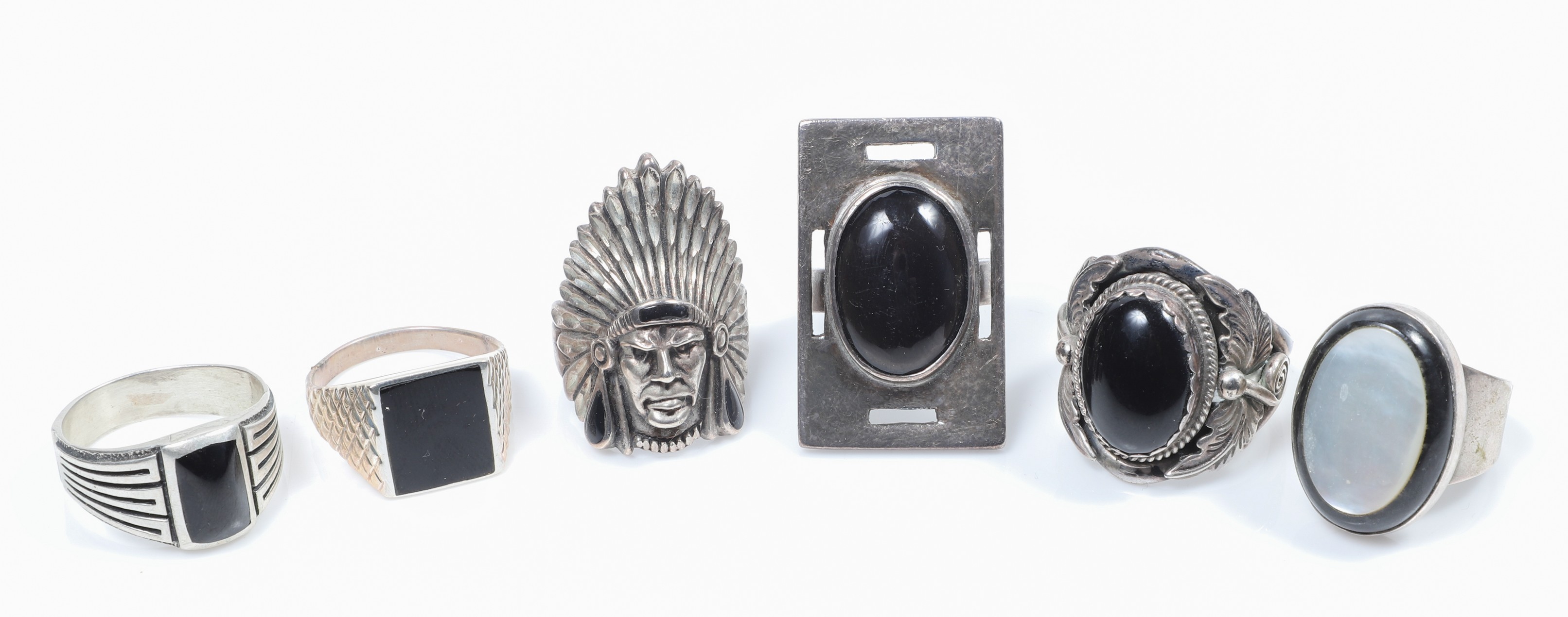 (6) Sterling rings to include