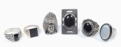 (6) Sterling rings to include