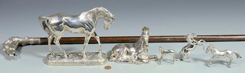6 STERLING SILVER EQUESTRIAN