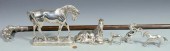 6 STERLING SILVER EQUESTRIAN I