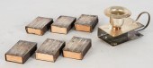 (6) Sterling silver matchbox c