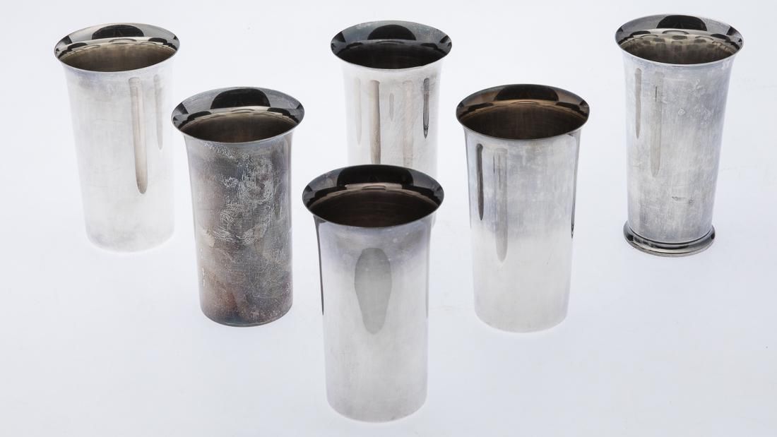 6 STERLING SILVER MINT JULEP