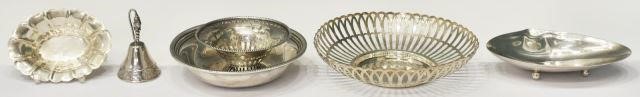(6) STERLING SILVER TABLEWARE,