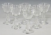6) STEUBEN ART GLASS TRAPPED A