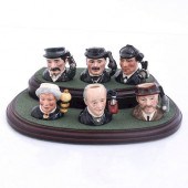 6 TINY ROYAL DOULTON SHERLOCK