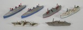6 TOOTSIETOY NAVY CARGO AND CR