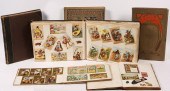 (6) TRADE CARD POST CARD & ALB