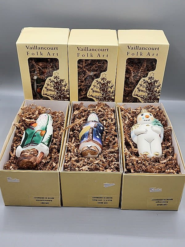 6 Vaillancourt German Glass Folk