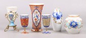 (6) Vases and cups to include