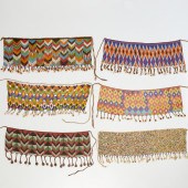(6) VINTAGE AFRICAN CACHE-SEXE