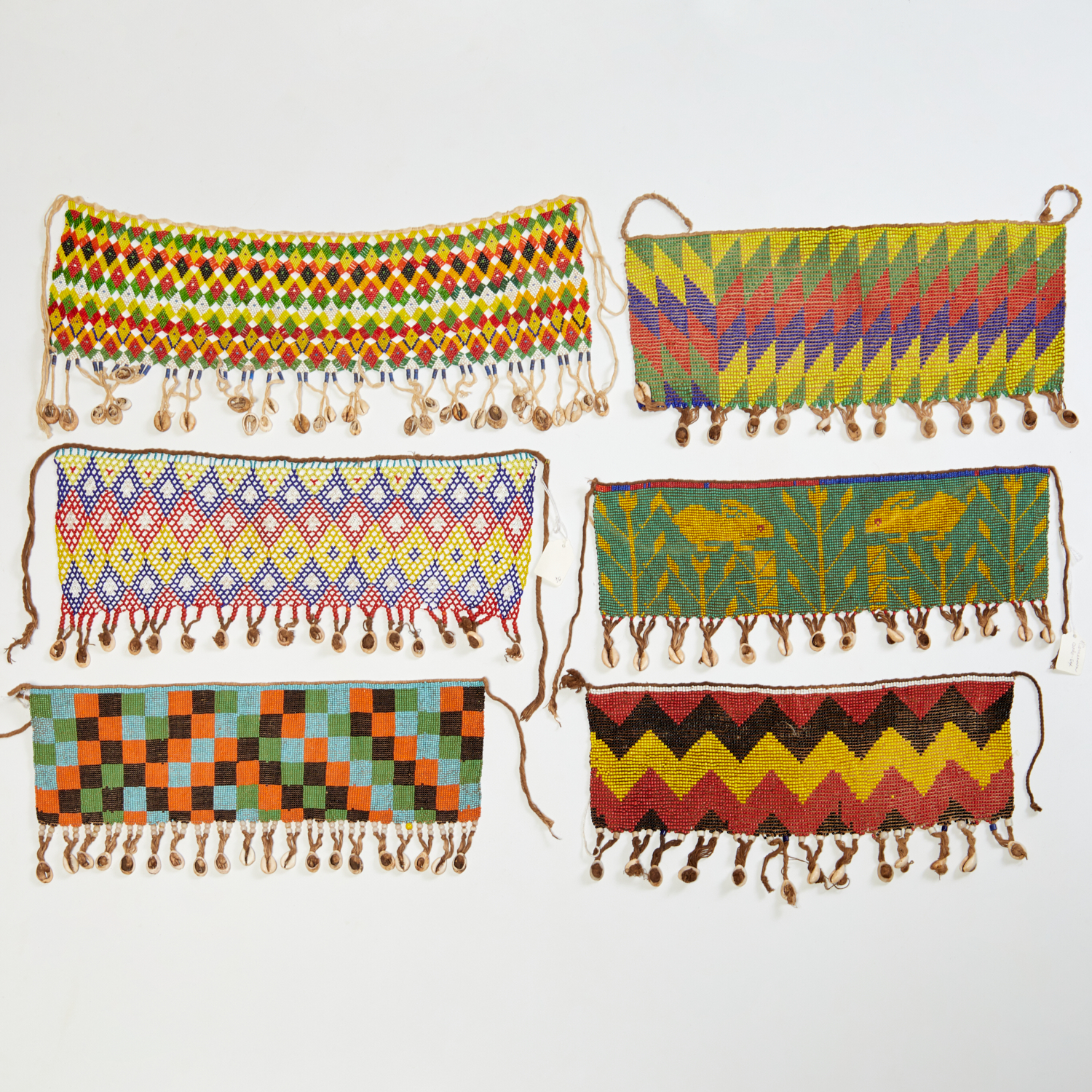 (6) VINTAGE AFRICAN CACHE-SEXE,