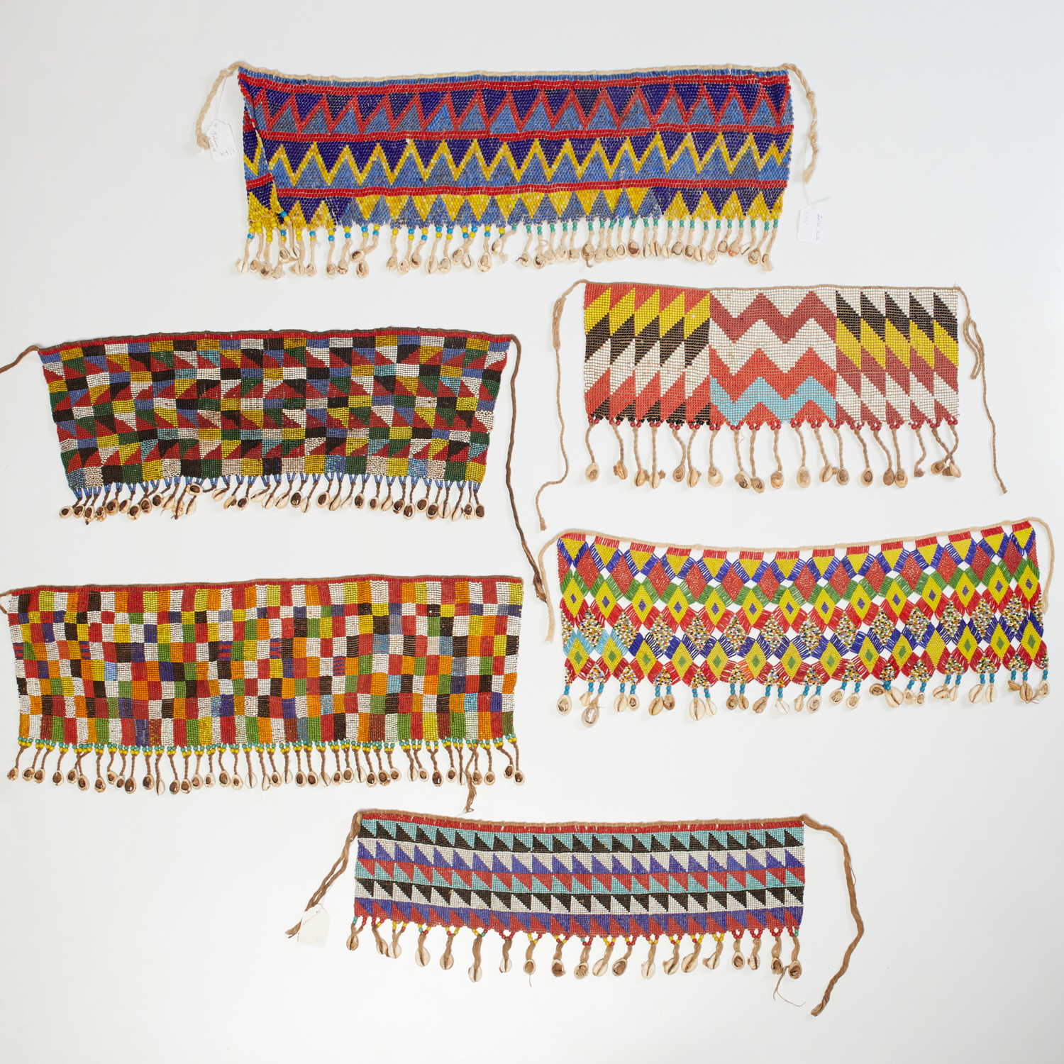 (6) VINTAGE AFRICAN CACHE-SEXE,