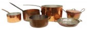 (6) VINTAGE DECORATIVE COPPER