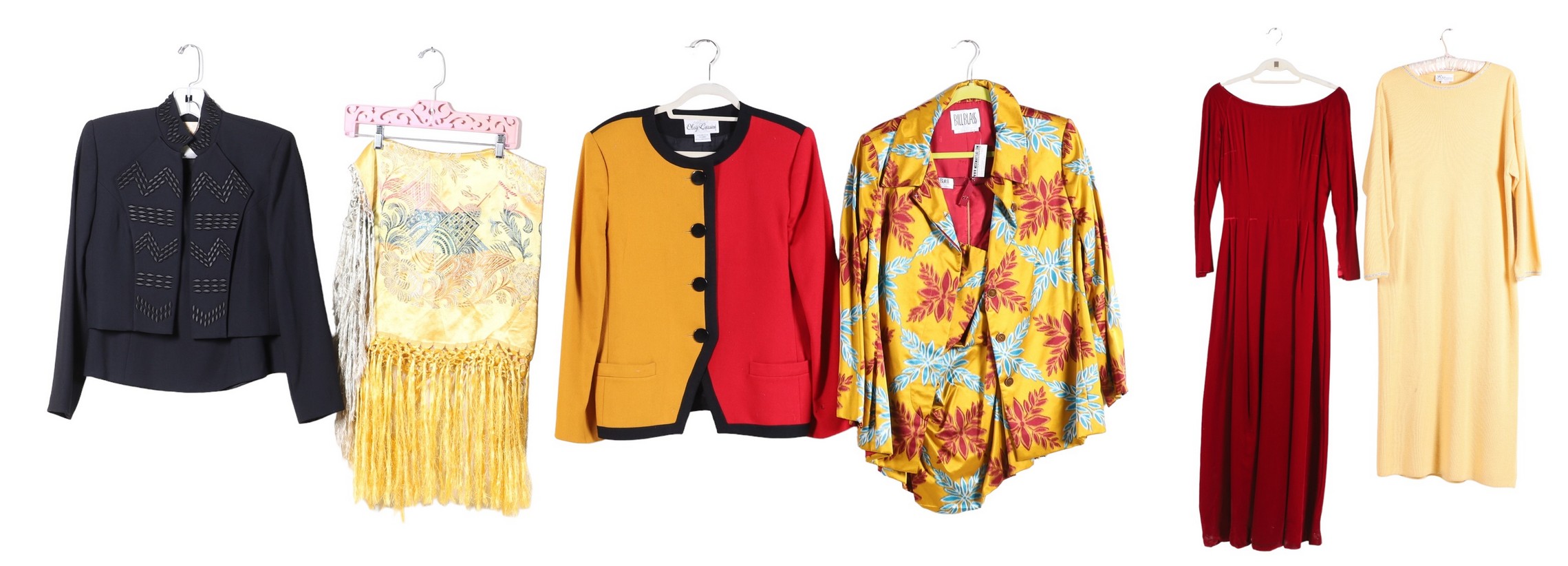 (6) Vintage designer garments and