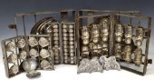 (6) VINTAGE FIGURAL METAL CHOC