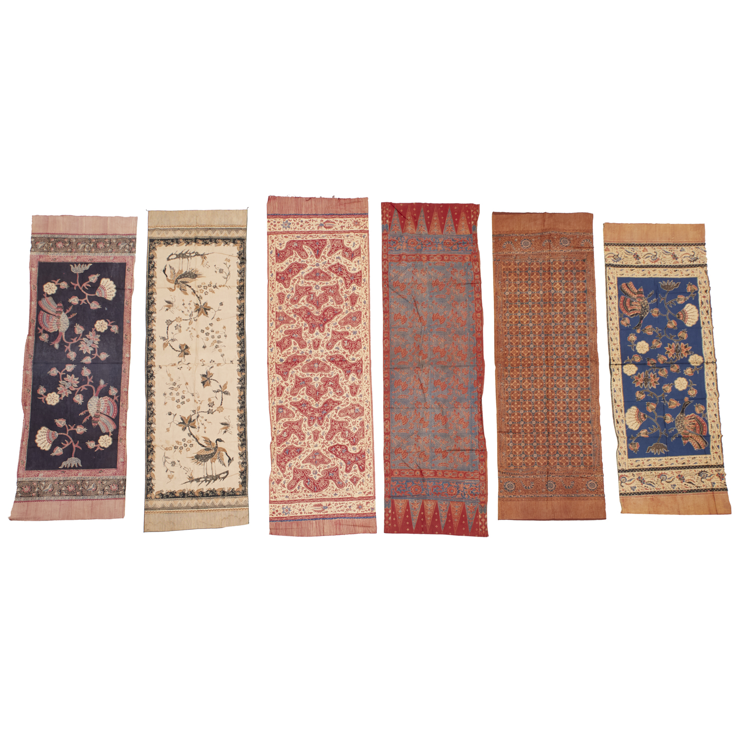 (6) VINTAGE INDONESIAN BATIK