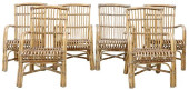 (6) VINTAGE ITALIAN BAMBOO &AM