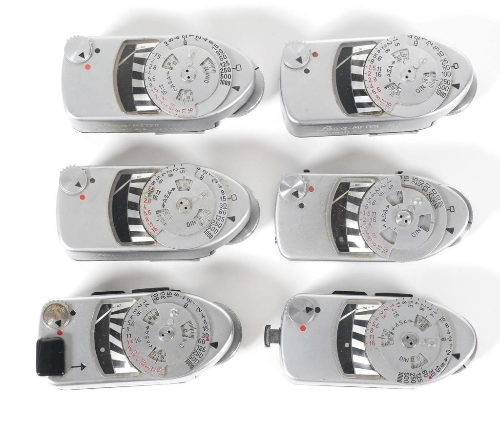 (6) VINTAGE LEICA LEITZ LIGHT