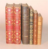 6 vols.  Leather Bindings - Be