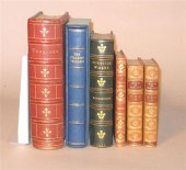 6 vols.  Leather Bindings - En