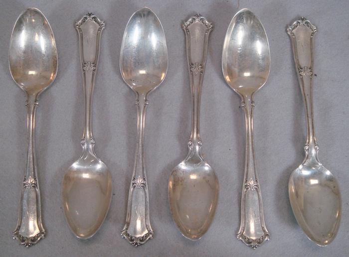 6 Wallace "Saxon" sterling silver