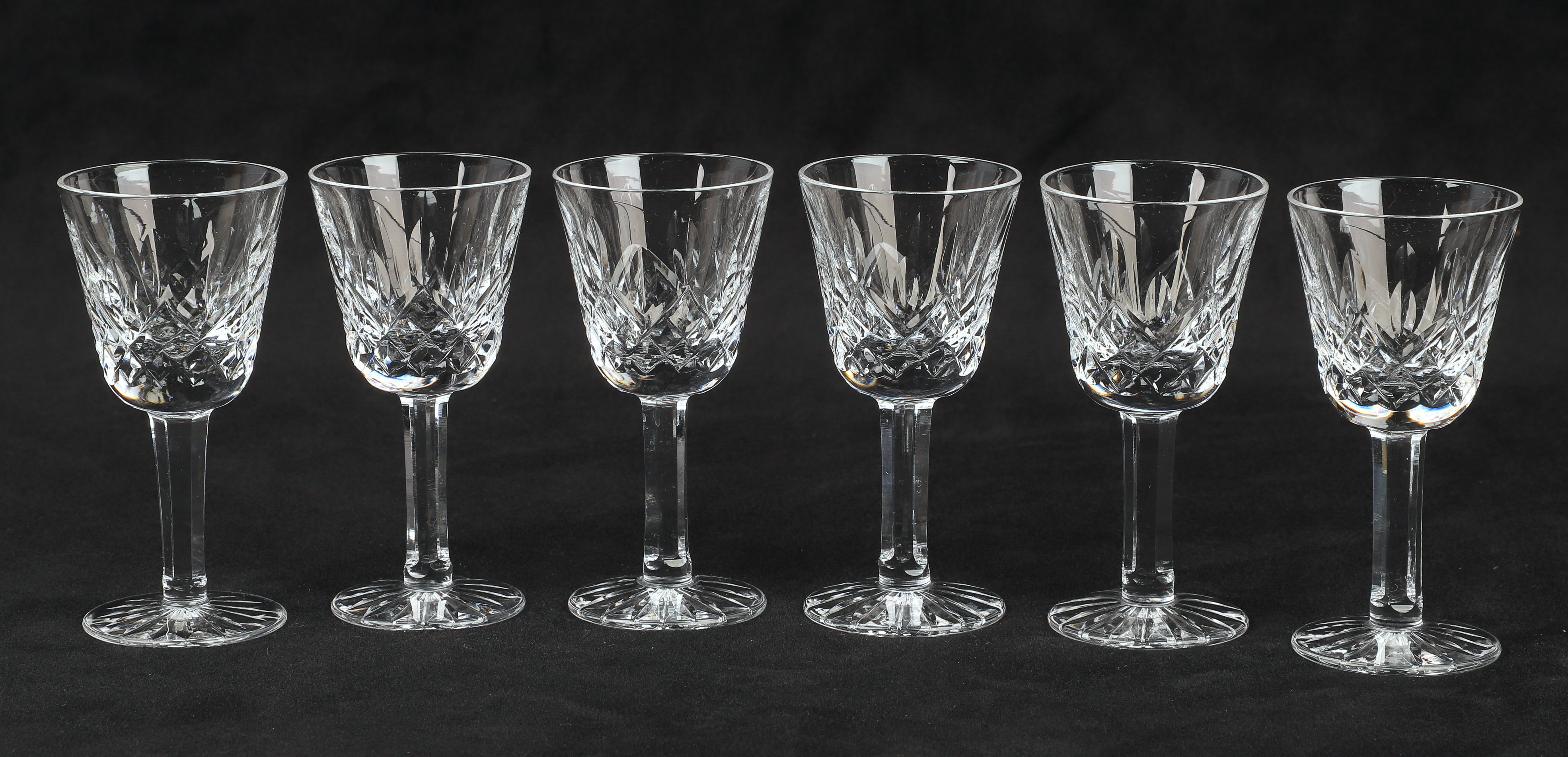 (6) Waterford Crystal Lismore