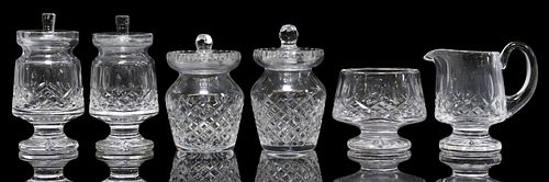 (6) WATERFORD CUT CRYSTAL