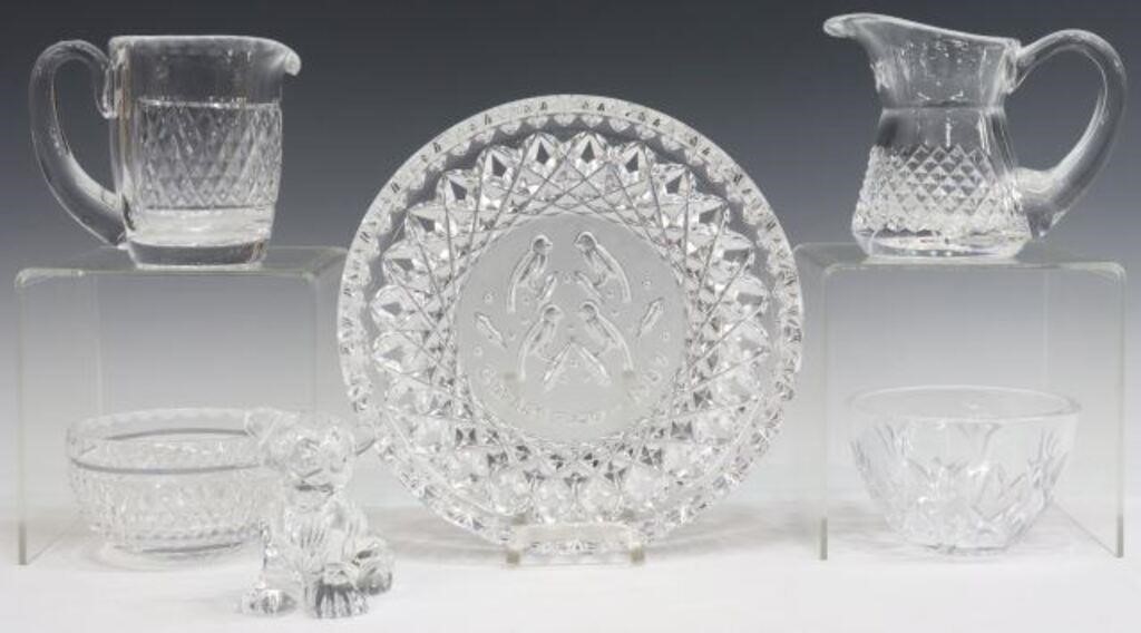 (6) WATERFORD CUT CRYSTAL